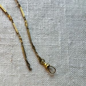 Antique 10K Gold Pocket Watch Chain